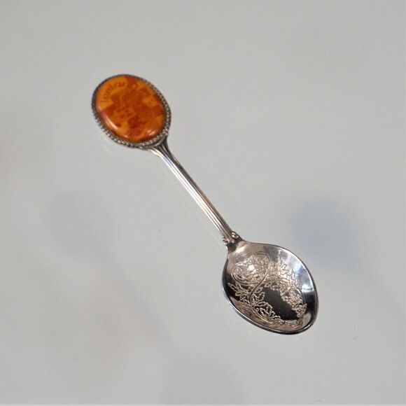 Map Of Ireland Vintage Souvenir Spoon Silverplate - Picture 2 of 9